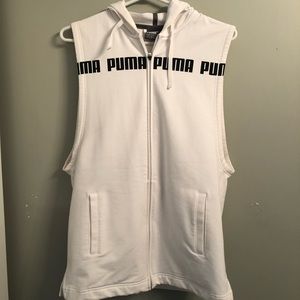 Puma Sleeveless Zip Up Hoodie
